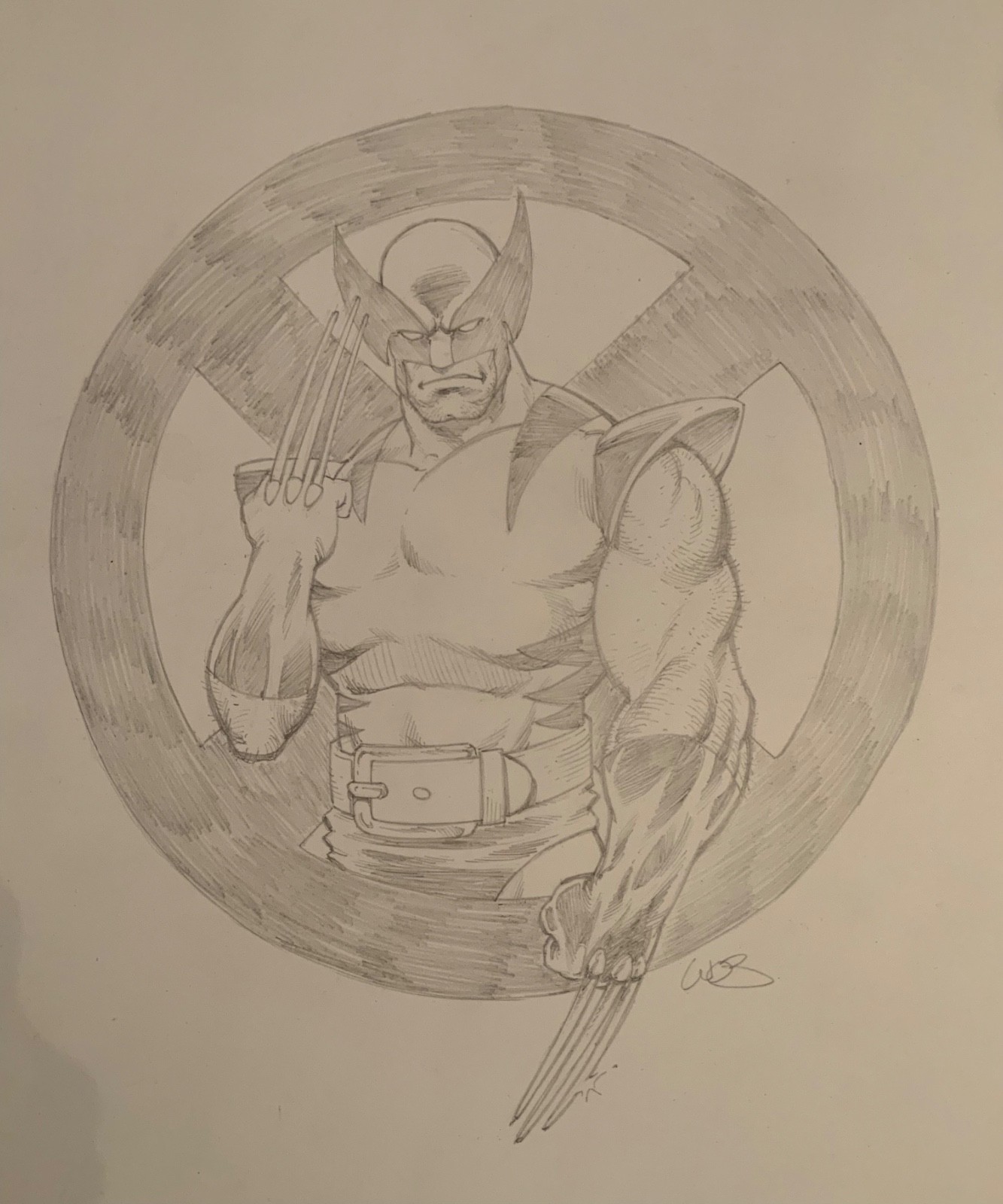 WOLVERINE SKETCH by Excalibur Artist Chris Wozniak WOLVERINE SKETCH by Excalibur Artist Chris Wozniak