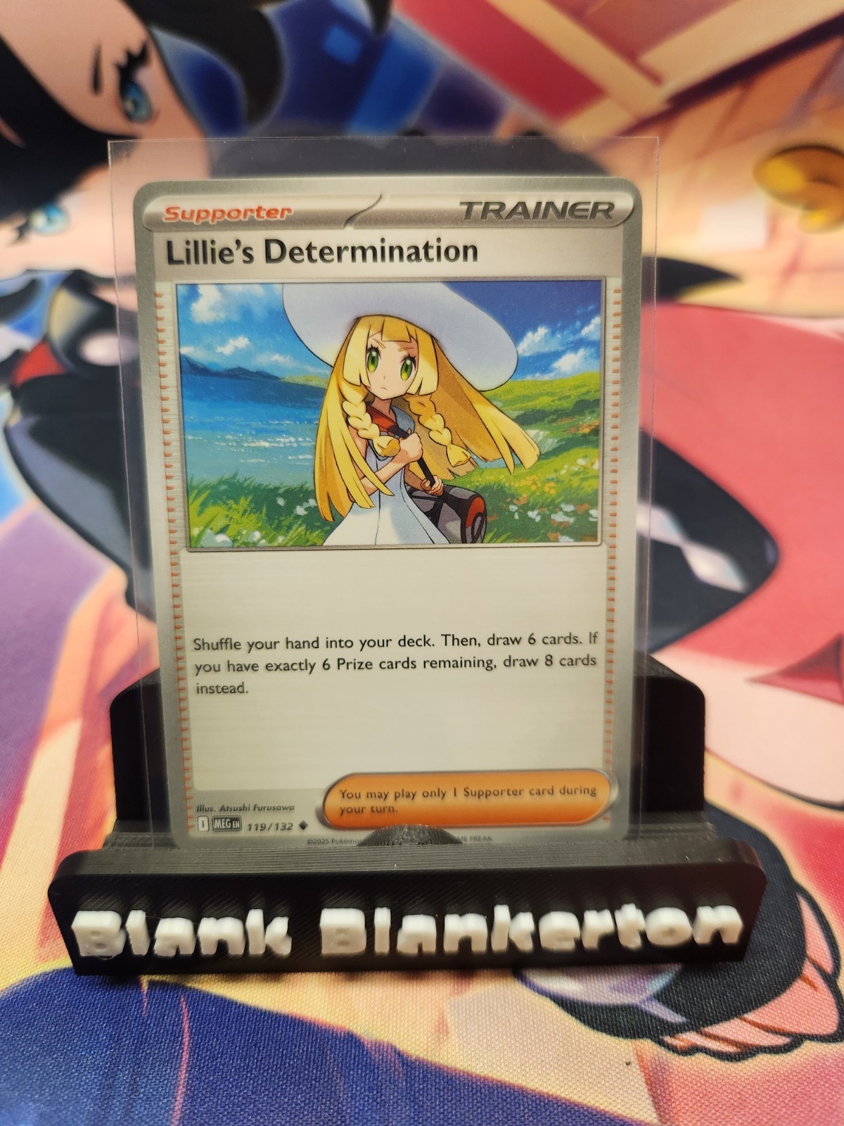 Pokémon TCG Lillie\'s Determination 119/132 ME01 Mega Evolution Base Trainer Pokémon TCG Lillie\'s Determination 119/132 ME01 Mega Evolution Base Trainer
