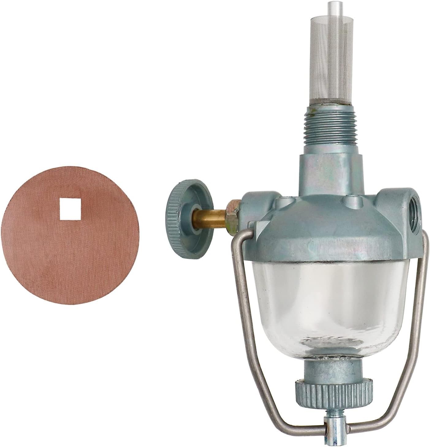 Fuel Sediment Bowl Gas w/ Shut Off For Ford NAA Jubilee 2N 8N 9N 2N9155B NAA9155 Fuel Sediment Bowl Gas w/ Shut Off For Ford NAA Jubilee 2N 8N 9N 2N9155B NAA9155