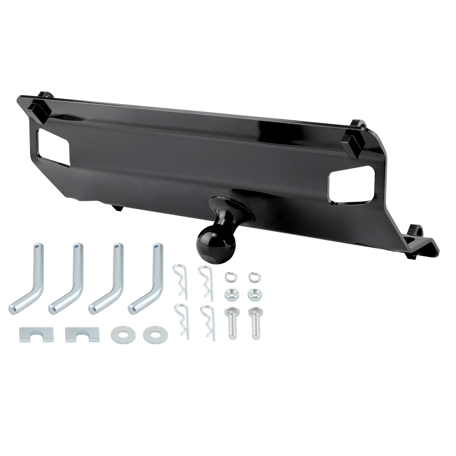 25,000Lb 5th Wheel Gooseneck Trailer Hitch Plate for Pickup Truck 2-5/16