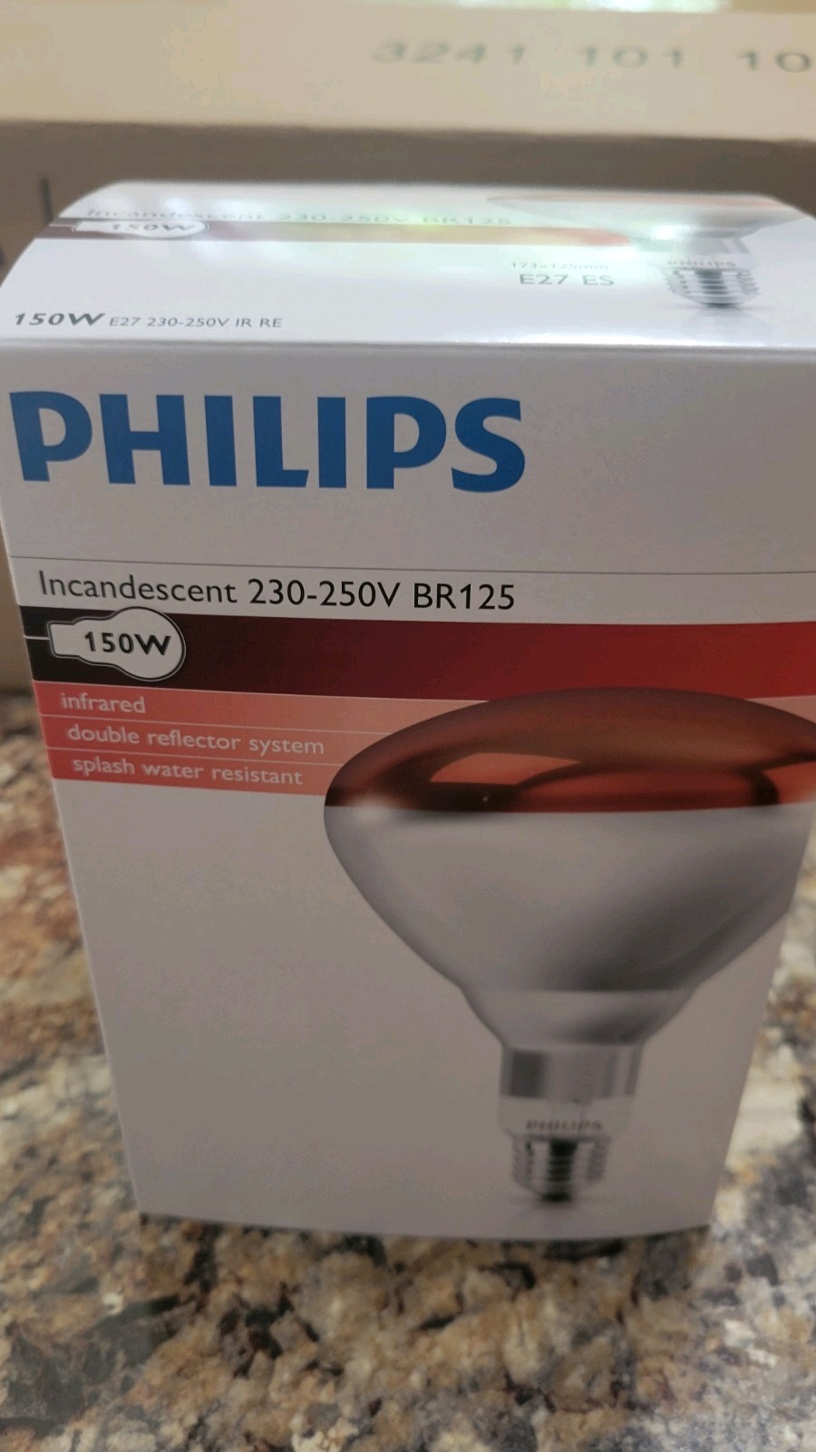 Philips Infrared Lamp 150W 220V BR125 Philips Infrared Lamp 150W 220V BR125