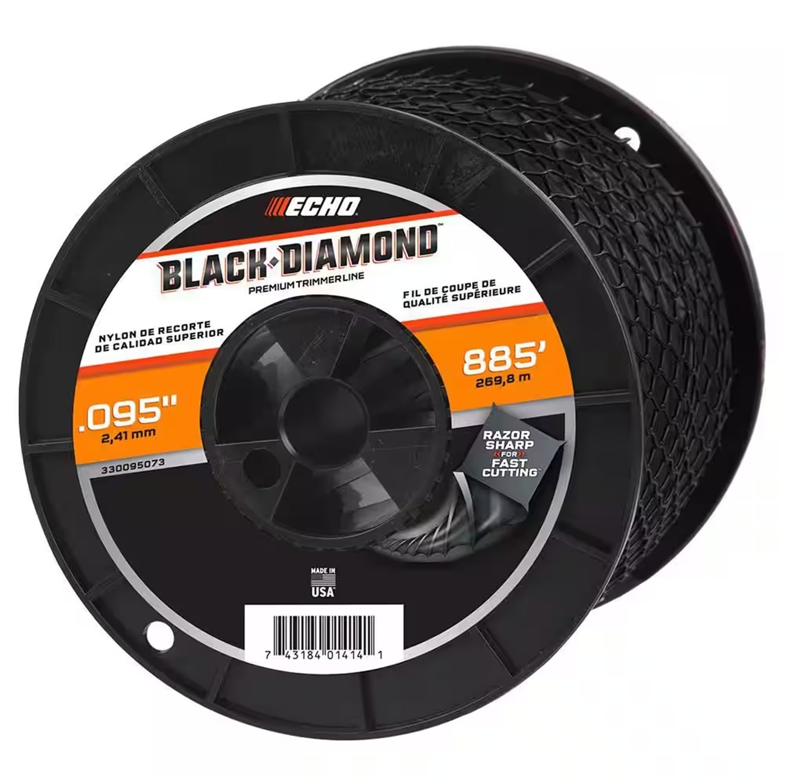 Echo Black Diamond 885' 3 lb New OEM Factory Package 330095073 Echo Black Diamond 885' 3 lb New OEM Factory Package 330095073
