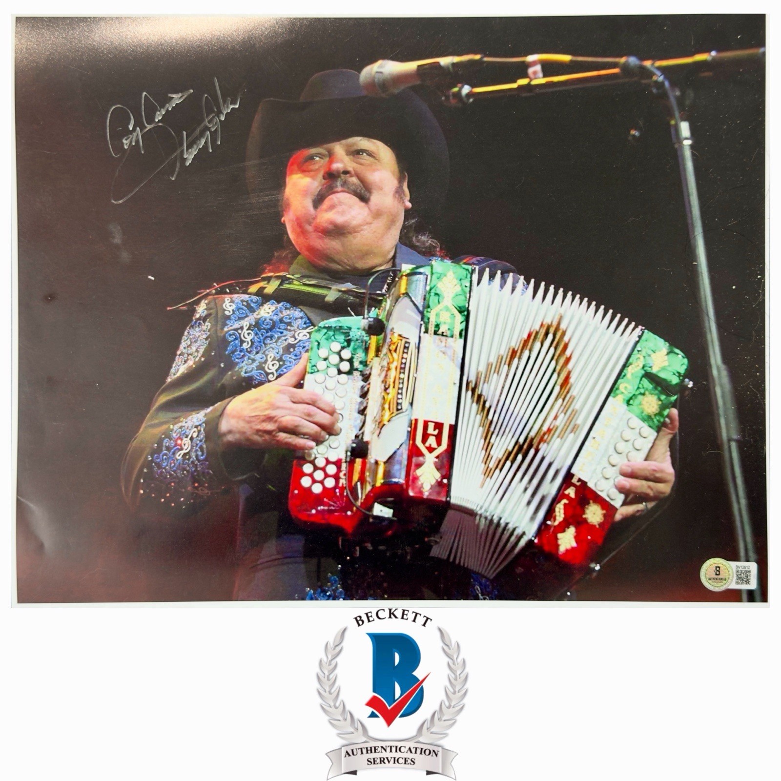 Ramon Ayala Signed 11x14 Photo BECKETT COA Rey Del Accordion Tragos Amargos Ramon Ayala Signed 11x14 Photo BECKETT COA Rey Del Accordion Tragos Amargos