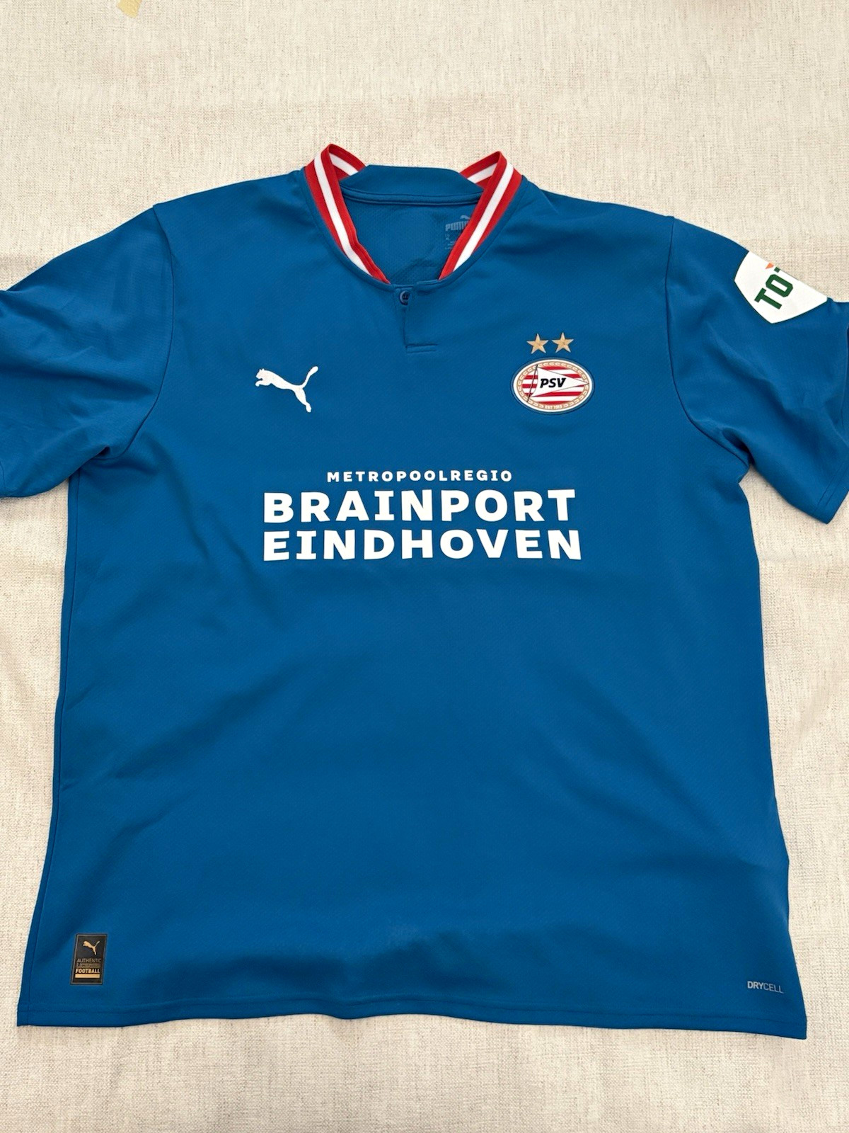 PUMA PSV Eindhoven Blue/Red/White Soccer Jersey Shirt Men’s Size XL PUMA PSV Eindhoven Blue/Red/White Soccer Jersey Shirt Men’s Size XL