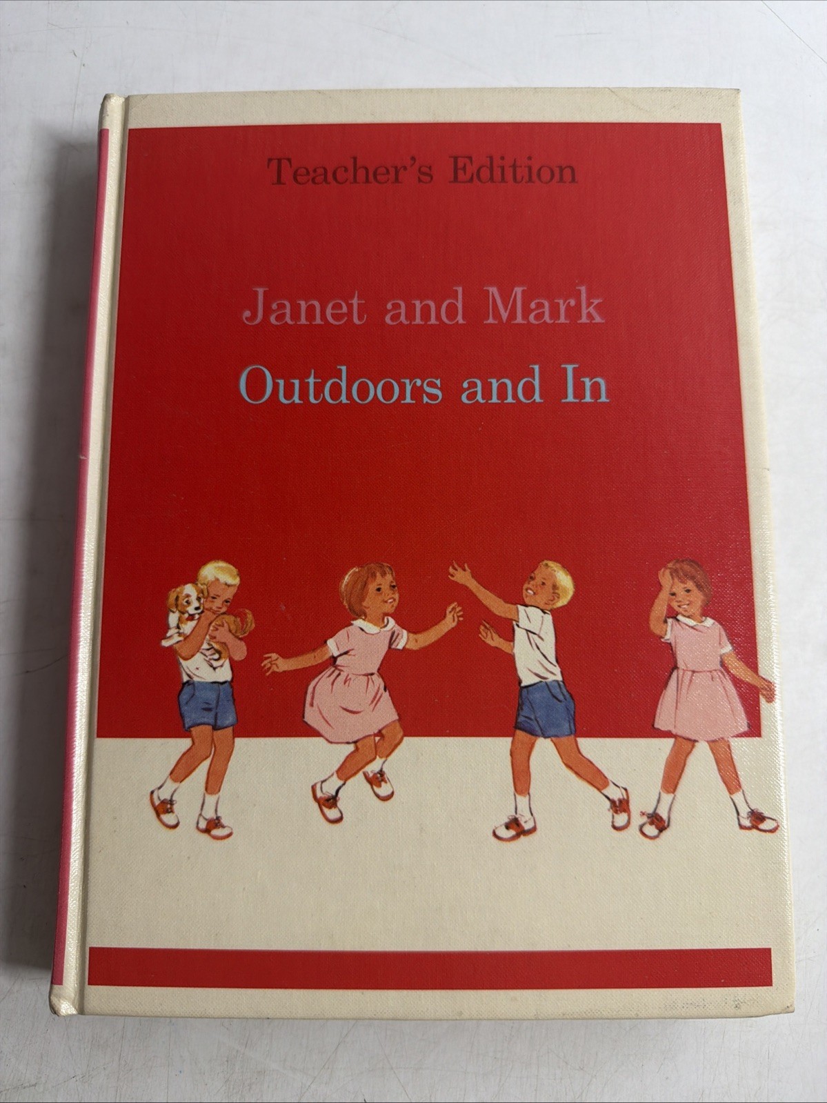 Vintage 1966 Janet and Mark Childrens Book Reader Harper Row Outdoors and In