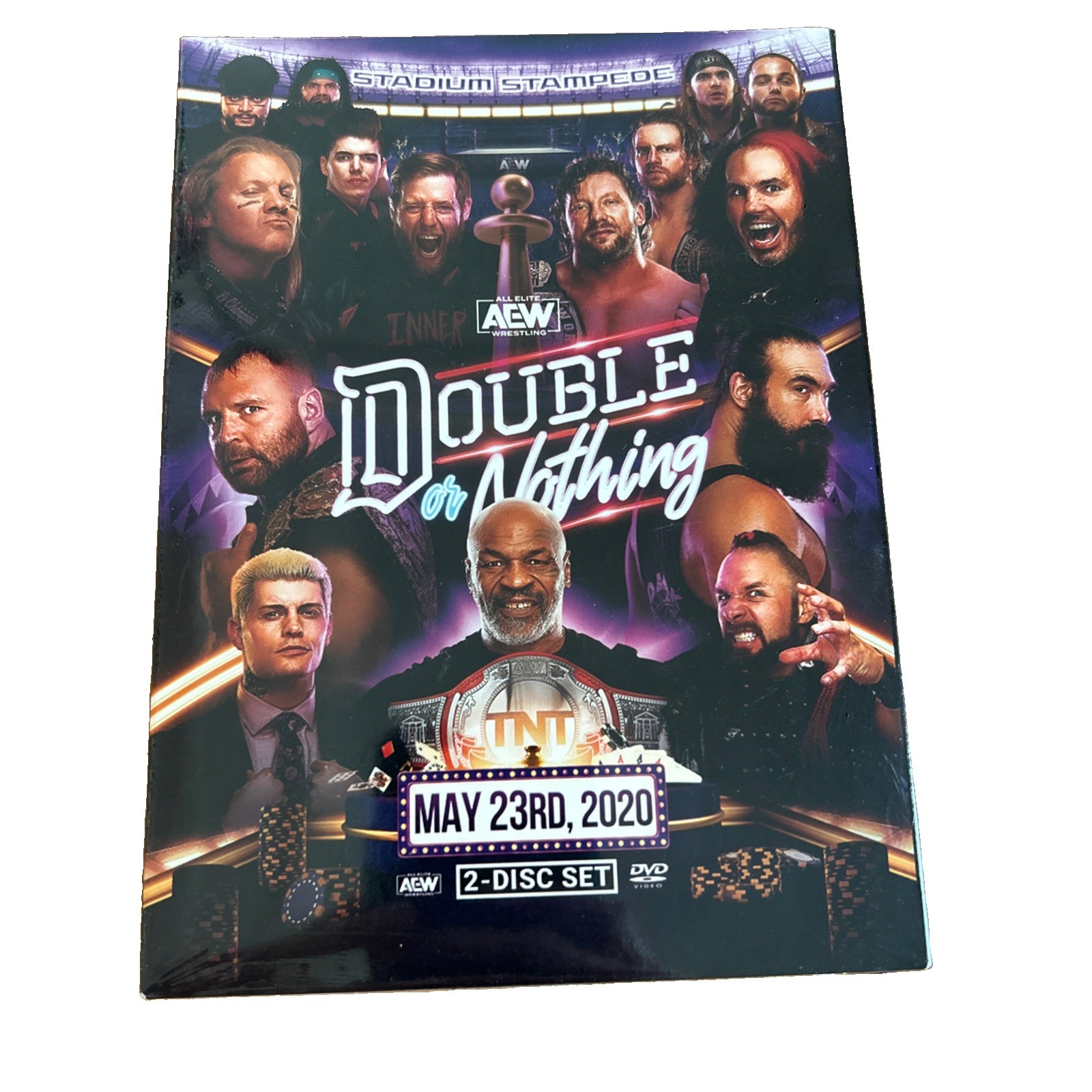 AEW Double Or Nothing May 23rd 2020 DVD 2 Disc Set NEW All Elite Wrestling READ