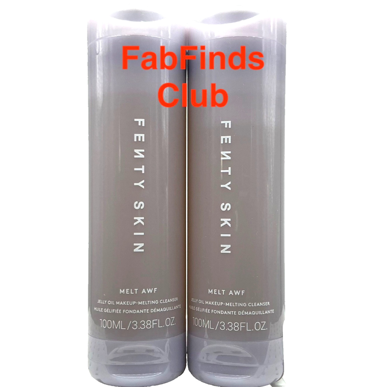 2x FENTY BEAUTY Melt AWF Jelly Oil Makeup Melting Cleanser 3.38oz Full Sz