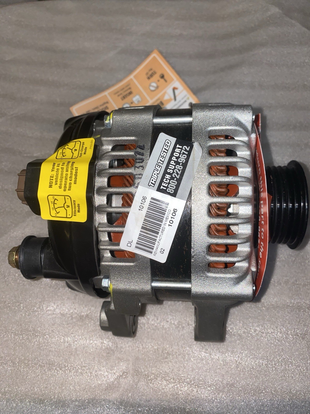 Duralast Remanufactured Alternator A10106