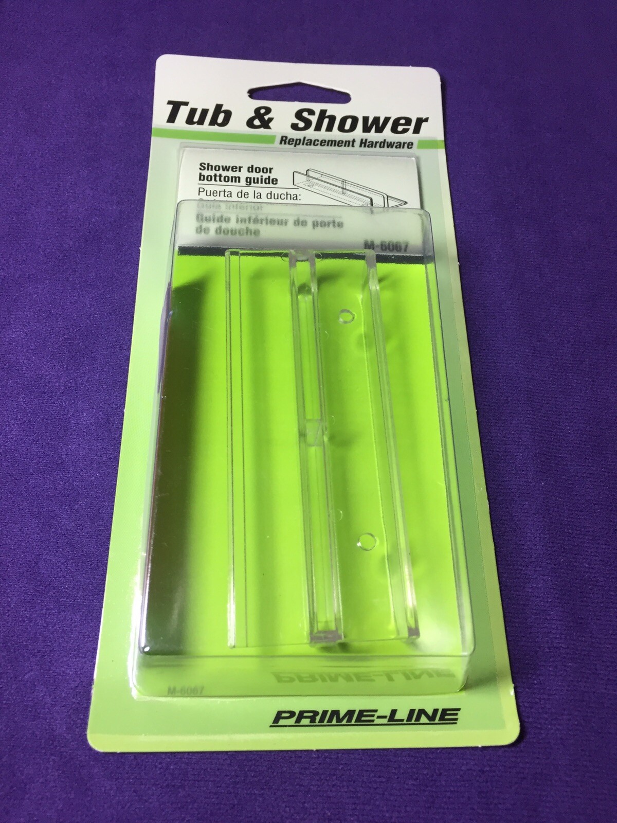 New Tab & Shower Shower Door Clear Plastic Replacement Bottom Guard M-6067