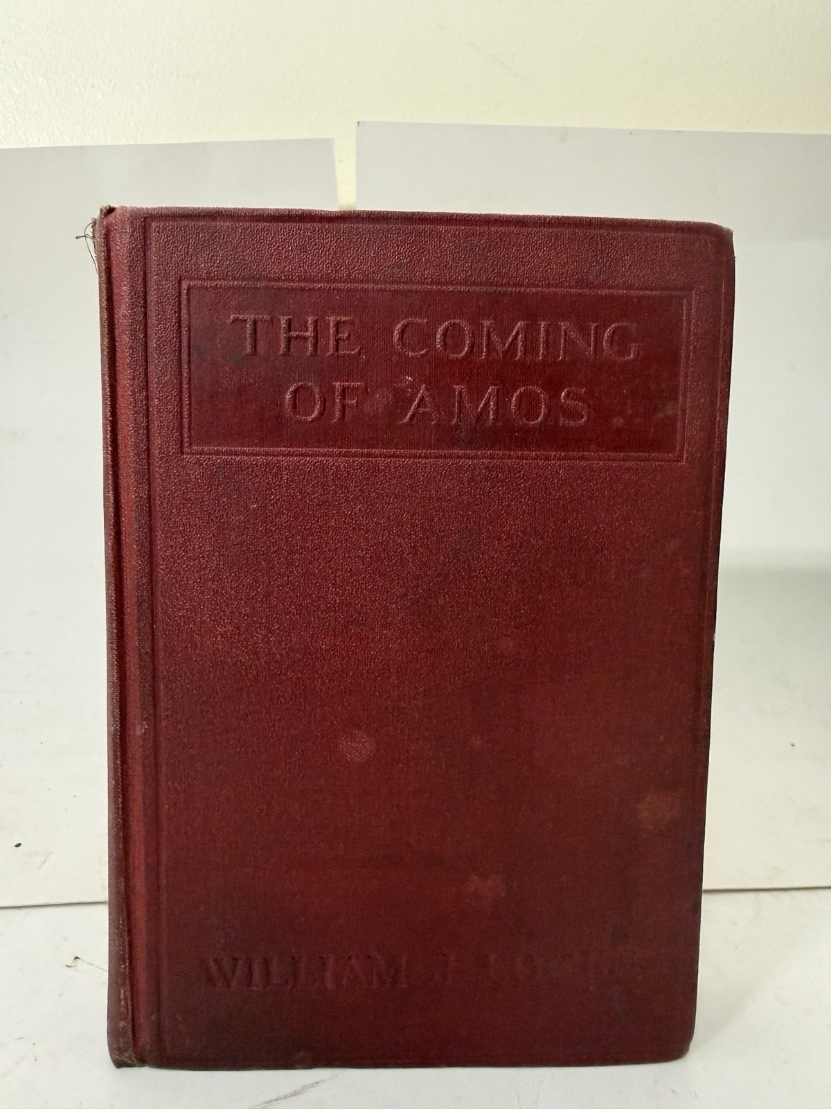 The Coming of Amos William J. Locke 1924 Dodd Mead Vintage Hardcover Antique