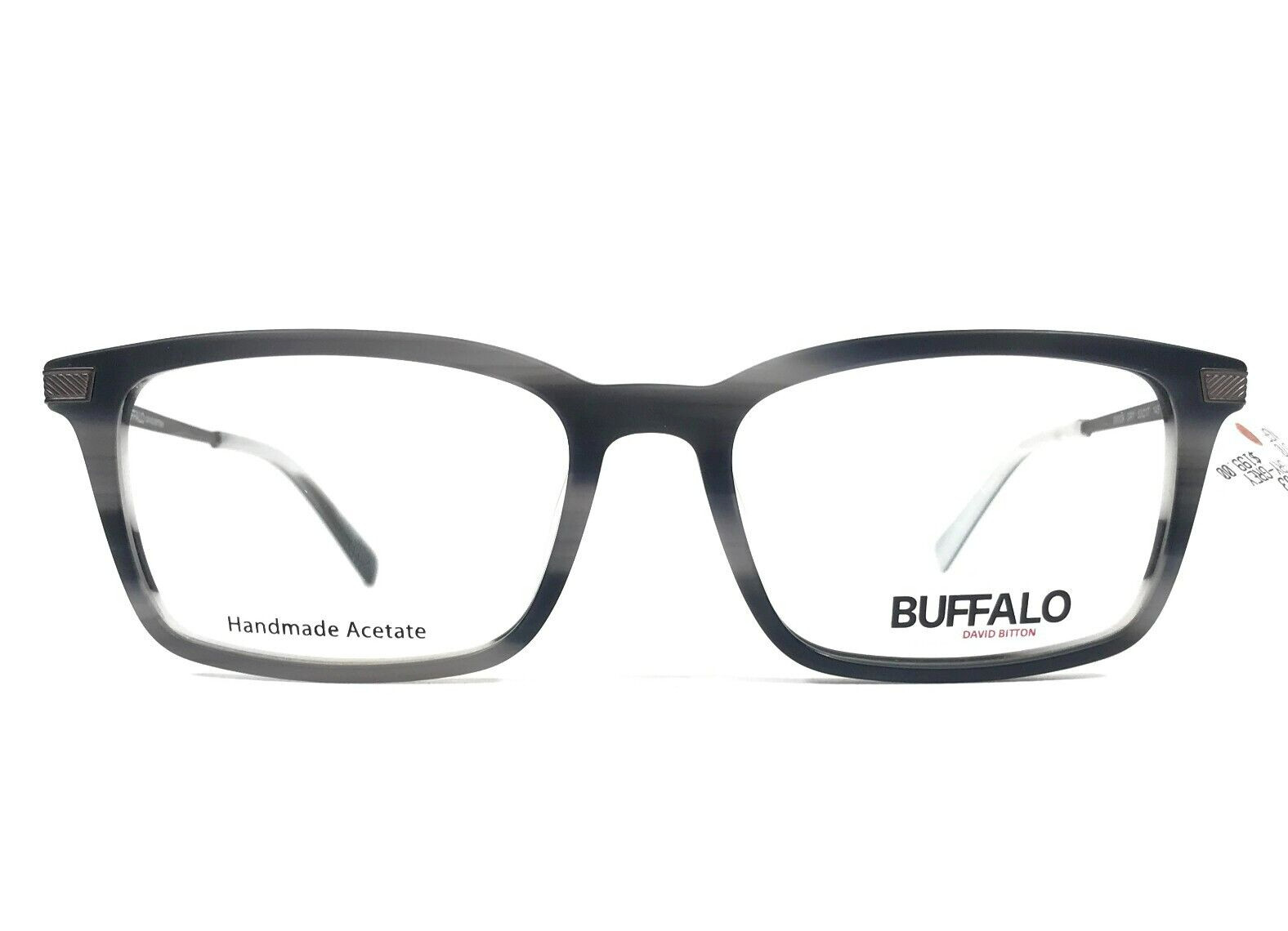Buffalo by David Bitton Eyeglasses Frames BM003 GRY Gray White Marble 53-17-145 Buffalo by David Bitton Eyeglasses Frames BM003 GRY Gray White Marble 53-17-145