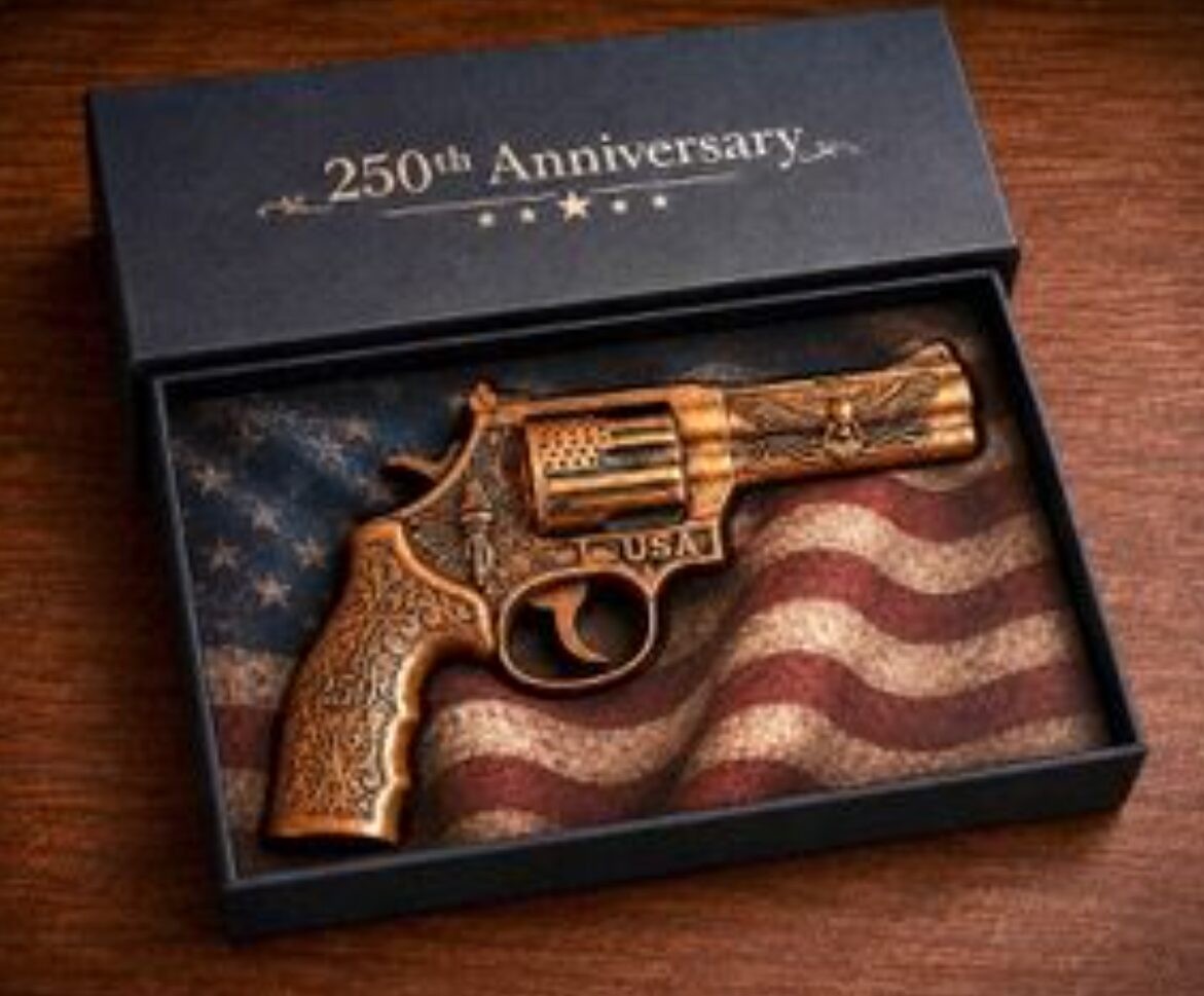250th Anniversary 3D Revolver 2.5 oz Copper Medal 2026