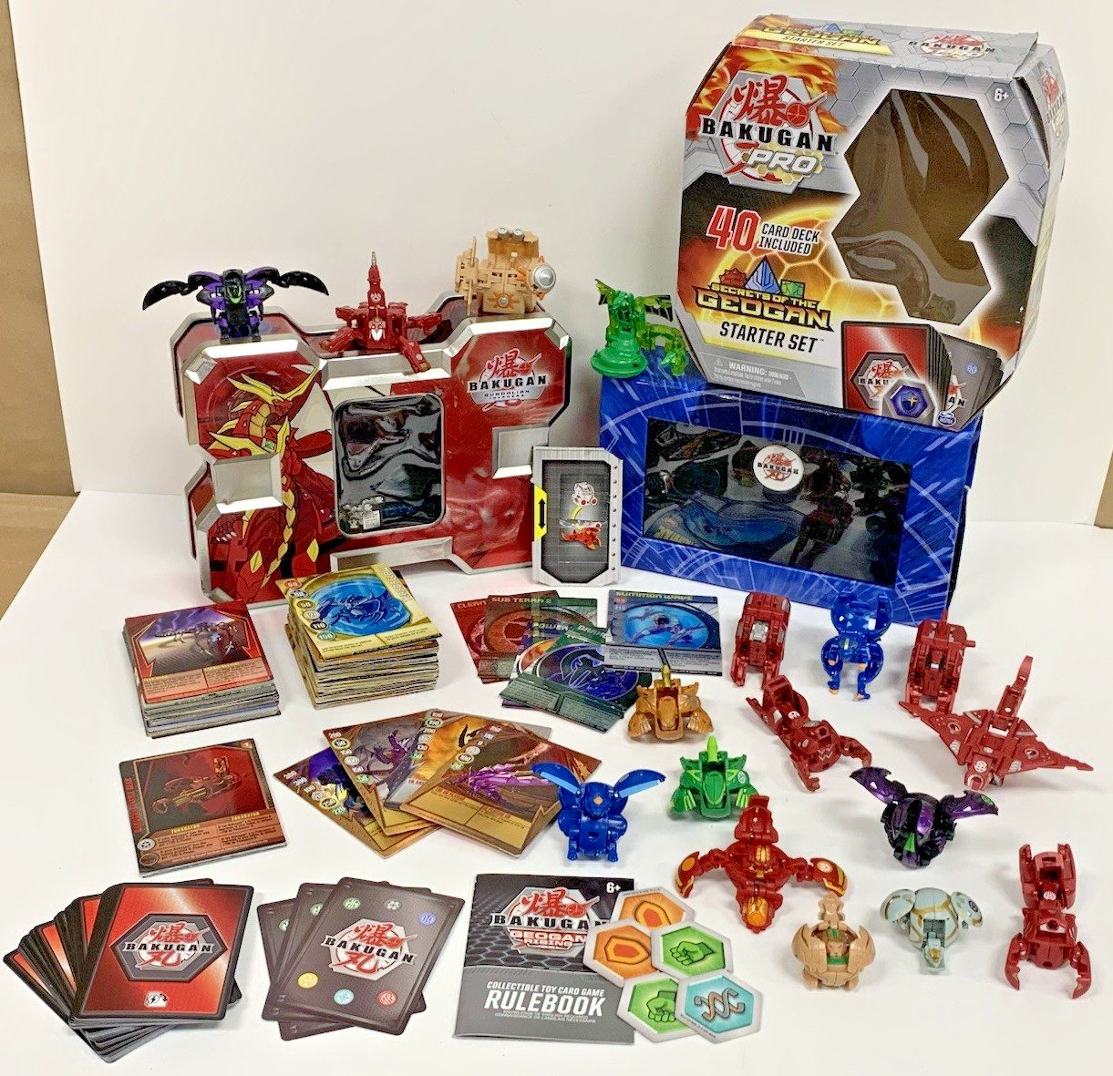 Bakugan Battle Brawlers Mixed Lot Figures Cards Metal Cards Storage Tin Bakugan Battle Brawlers Mixed Lot Figures Cards Metal Cards Storage Tin