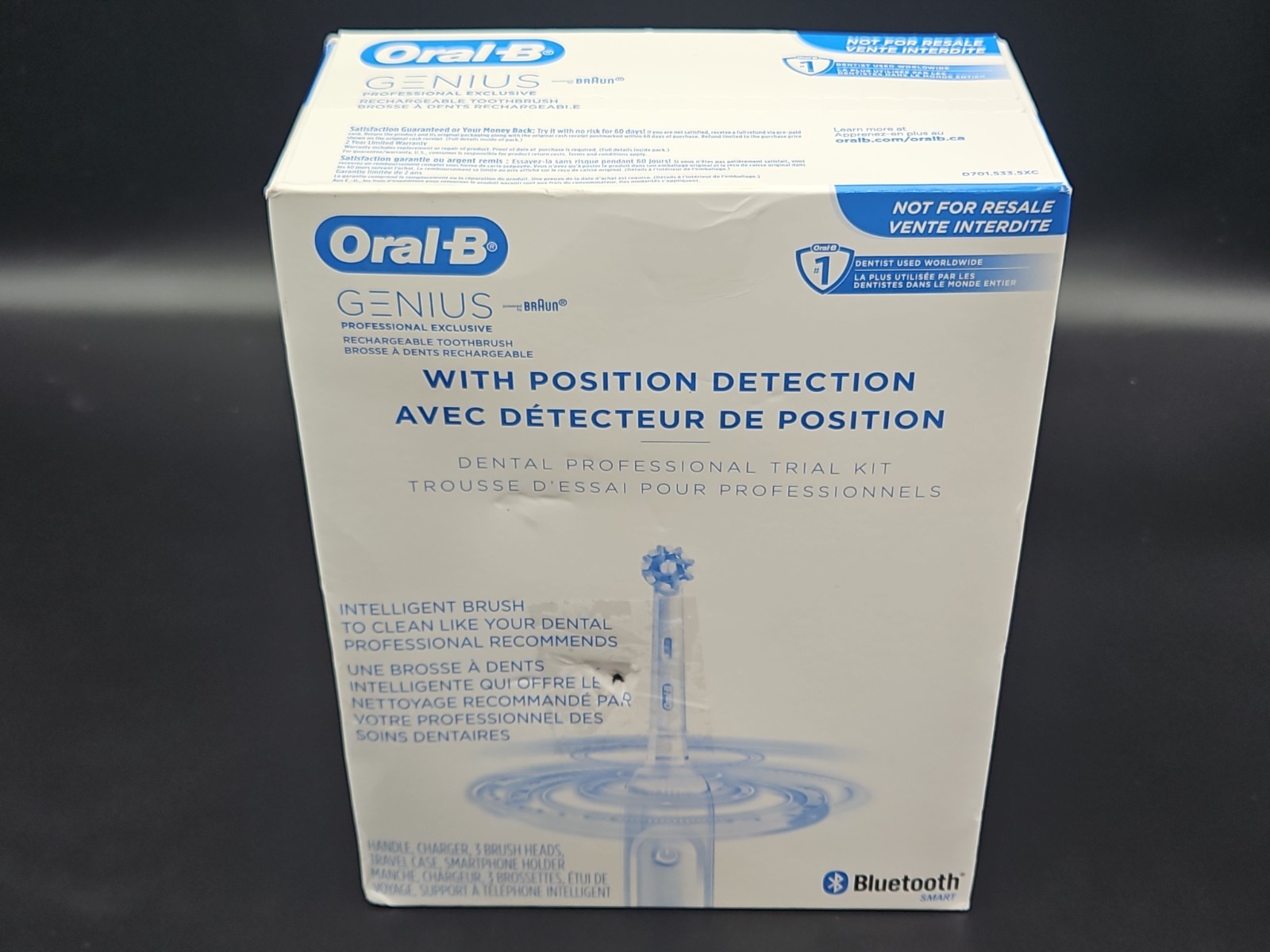 NEW Oral-B Genius Rechargeable Electric Toothbrush Kit w/ Position Detection NEW Oral-B Genius Rechargeable Electric Toothbrush Kit w/ Position Detection