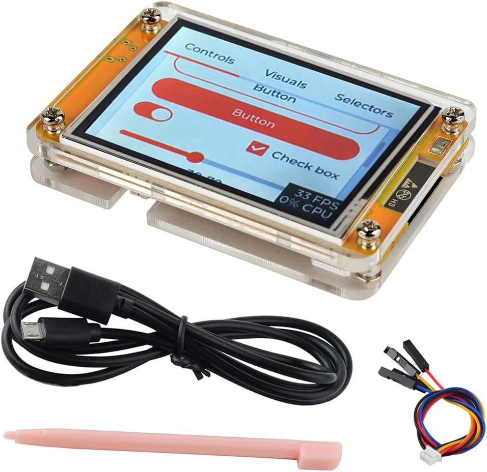 2.8 Inch ESP32-2432S028R Display Resistive Touchscreen LCD + Case