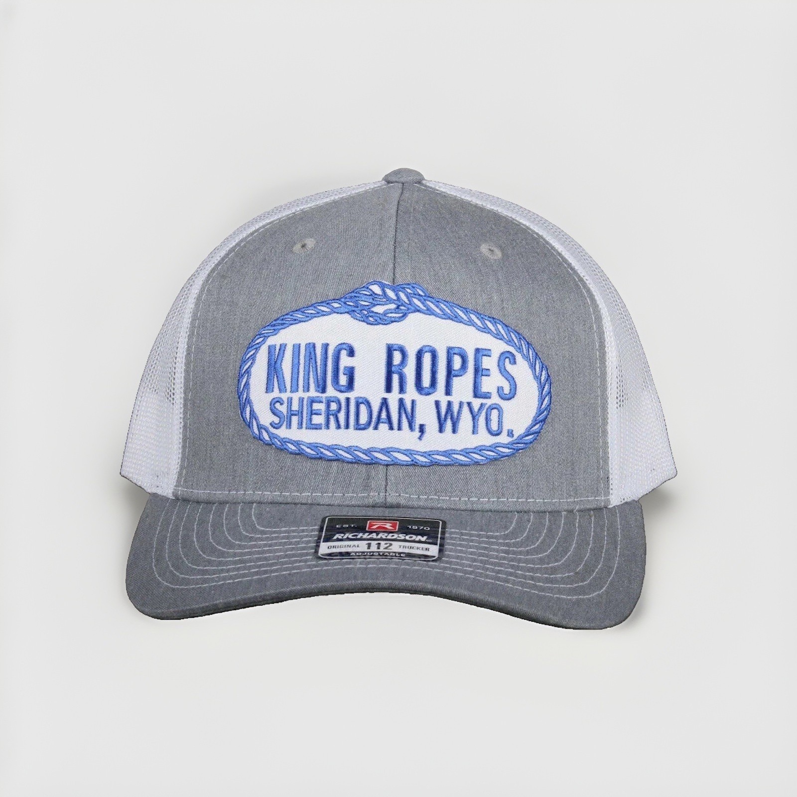 Vintage King Ropes Sheridan, WYO Patch on a Richardson 112 Trucker Snapback Hat Vintage King Ropes Sheridan, WYO Patch on a Richardson 112 Trucker Snapback Hat
