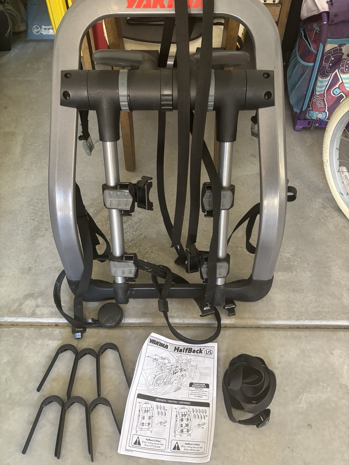 Yakima HalfBack 2 Bike Carrier - Gray Yakima HalfBack 2 Bike Carrier - Gray