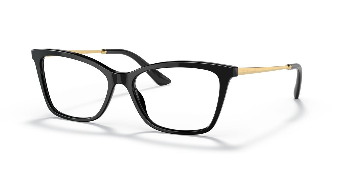 NEW DOLCE & GABBANA DG3347 501 BLACK AUTHENTIC EYEGLASSES FRAMES 54-16