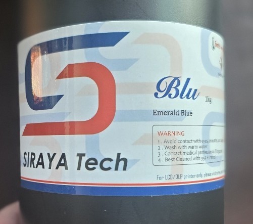 Siraya Emerald Blu 3D Printer Resin Tough Clear Resin 3D Printing - NEW
