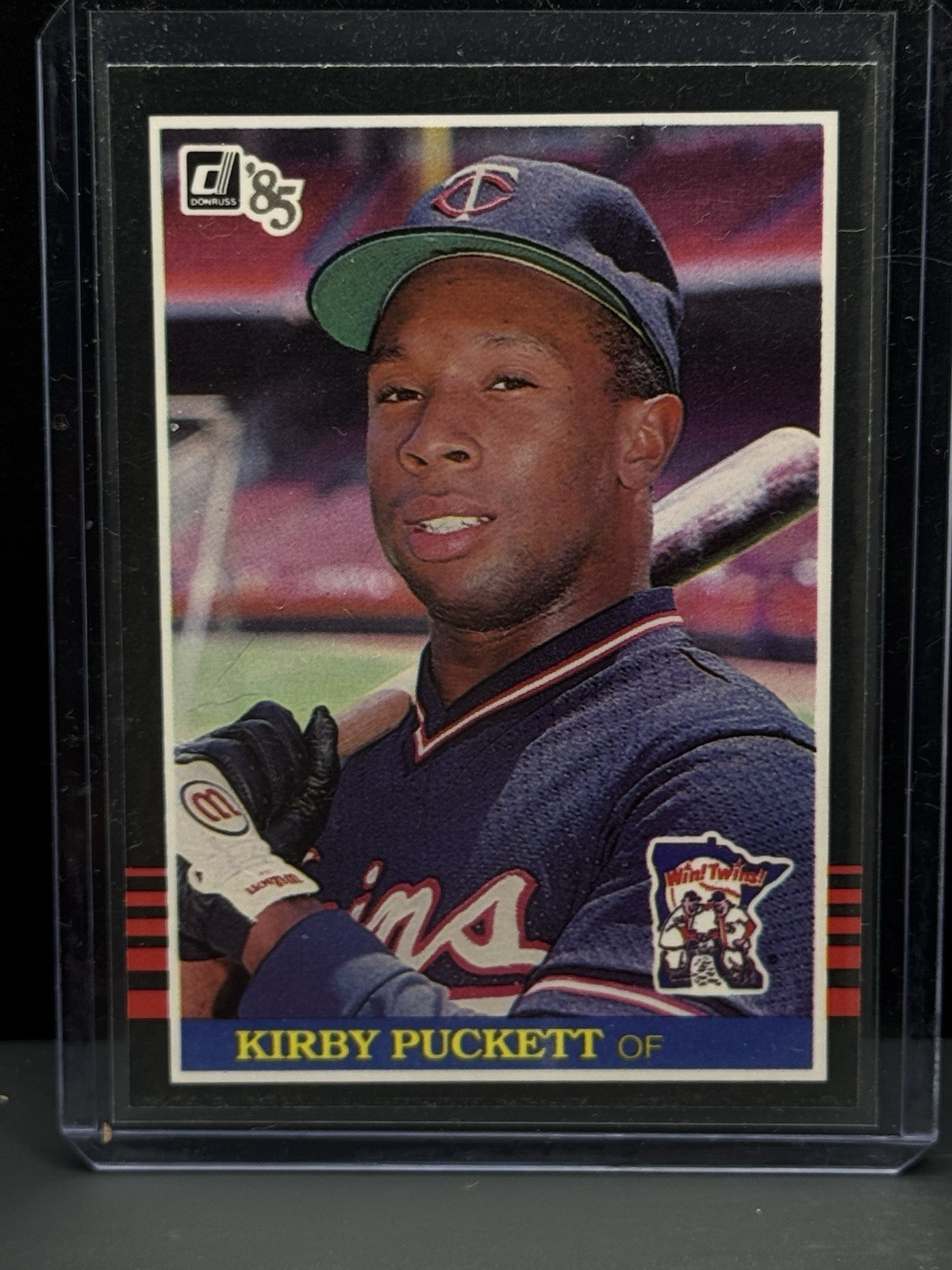 KIRBY PUCKETT - 1985 DONRUSS #438 RC ROOKIE TWINS HOF KIRBY PUCKETT - 1985 DONRUSS #438 RC ROOKIE TWINS HOF