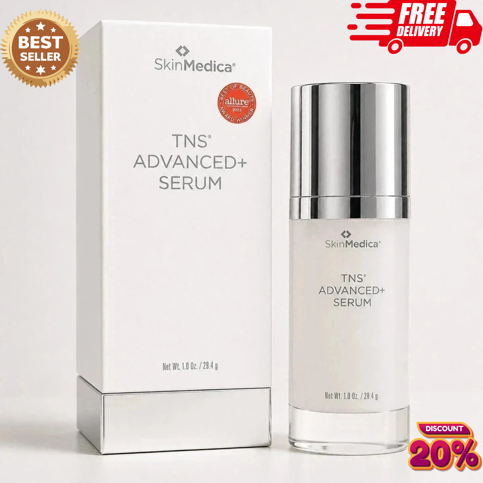 SkinMedica TNS Advanced Serum 1oz New Sealed Exp 10/2028 SkinMedica TNS Advanced Serum 1oz New Sealed Exp 10/2028