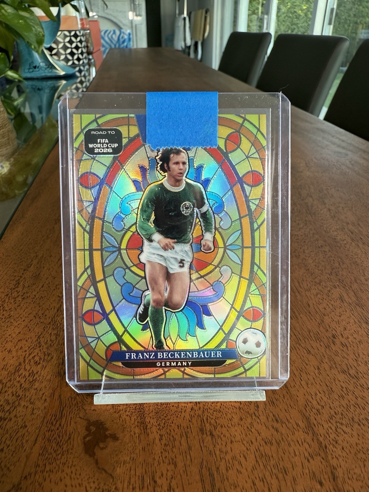2025-26 Panini Select FIFA World Cup Franz Beckenbauer Stained Glass Case Hit 2025-26 Panini Select FIFA World Cup Franz Beckenbauer Stained Glass Case Hit