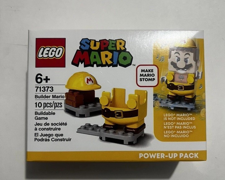 LEGO 71373 Super Mario Builder Mario Power-Up Pack 10 pcs Sealed Retired LEGO 71373 Super Mario Builder Mario Power-Up Pack 10 pcs Sealed Retired