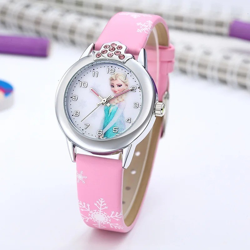 Girls Kids Frozen Elsa & Anna Watch Princess Children\'s Cartoon Gifts for Kids Girls Kids Frozen Elsa & Anna Watch Princess Children\'s Cartoon Gifts for Kids