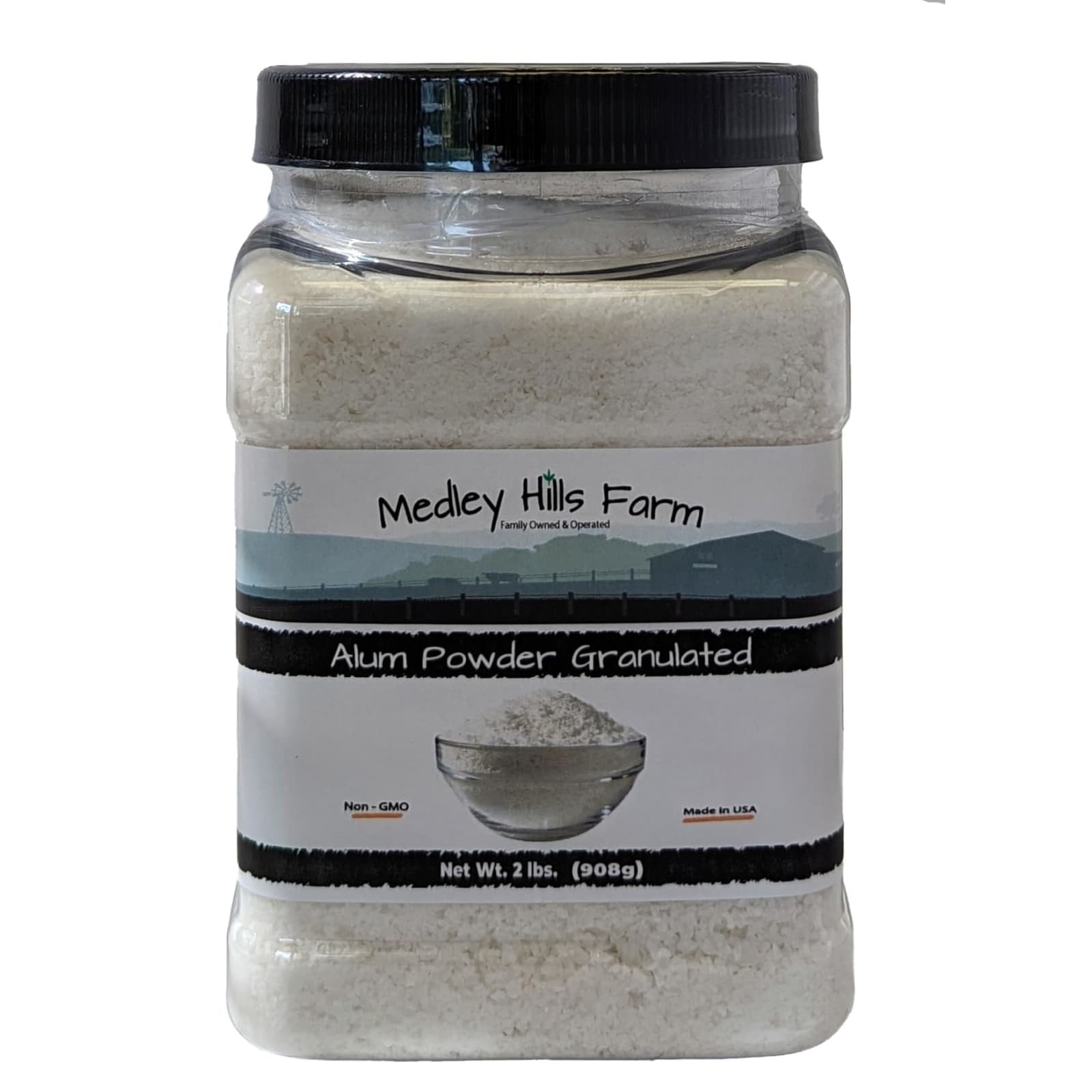 Medley Hills Farm Food Grade Granulated Potassium Alum Powder 2 lbs Pickling Medley Hills Farm Food Grade Granulated Potassium Alum Powder 2 lbs Pickling