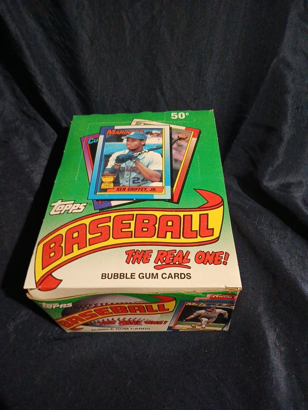 1990 Topps Baseball Wax Pack Box 36 factory sealed Packs 1990 Topps Baseball Wax Pack Box 36 factory sealed Packs