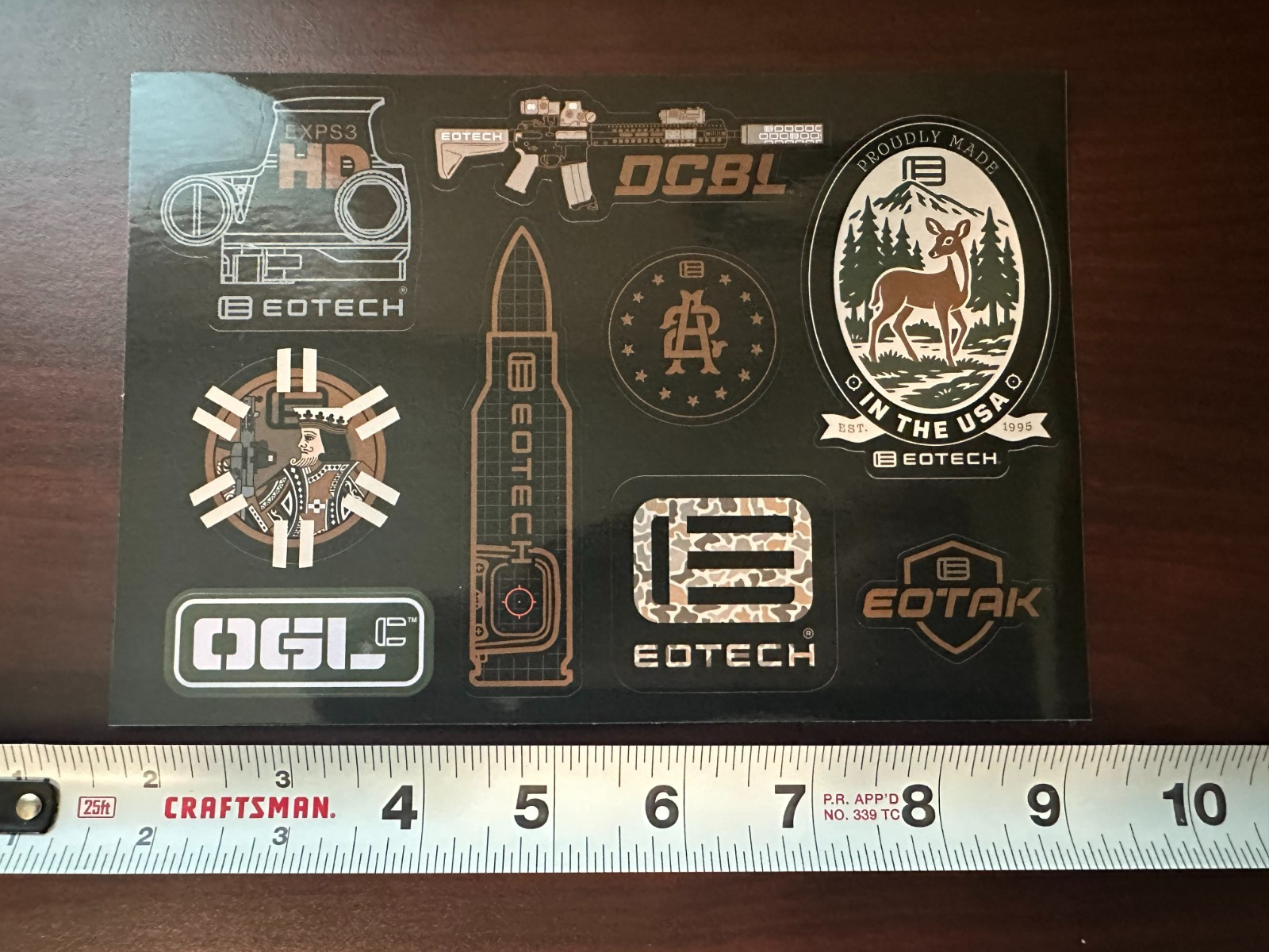 EOTECH Sticker sheet NRA / Shot Show 2026 EOTECH Sticker sheet NRA / Shot Show 2026