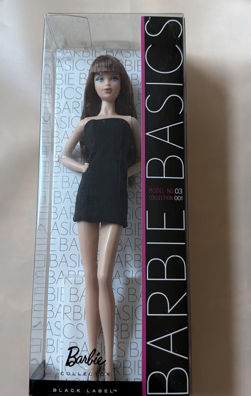 Barbie Basics Model No. 03 Collection 001 Black Label 2009 Mattel NRFB Barbie Basics Model No. 03 Collection 001 Black Label 2009 Mattel NRFB