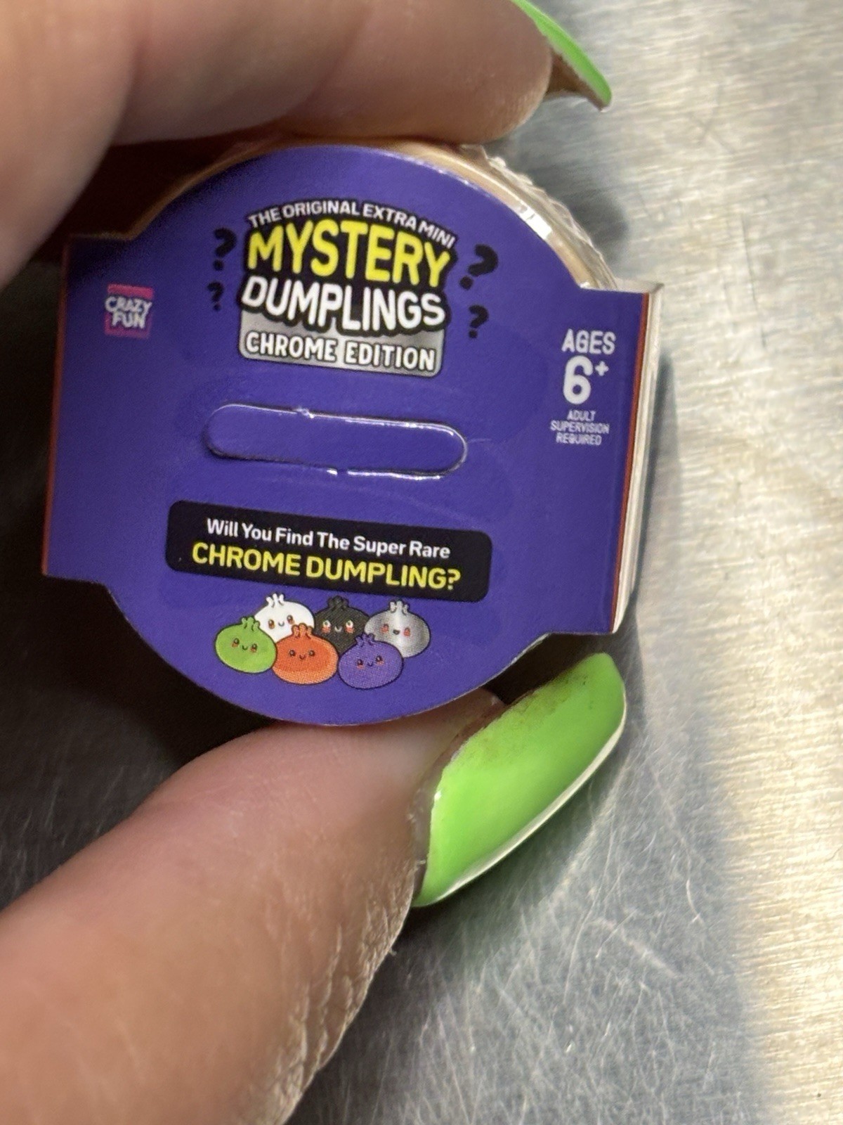 RMS - Crazy Fun Extra Mini Mystery Dumpling Chrome Edition FACTORY SEALED 🔥
