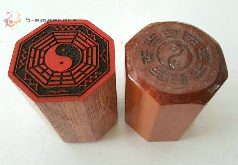 Taoist Tools Taoist Supplies Single Side Peach Wood Seal Collect
