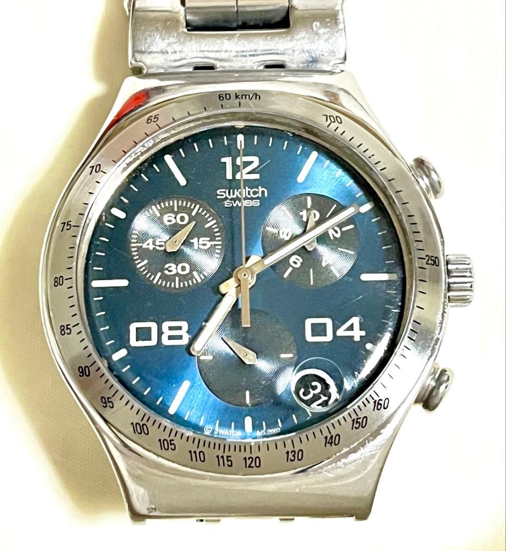 Swatch IRONY Swatch Irony Chronograph Blue Dial