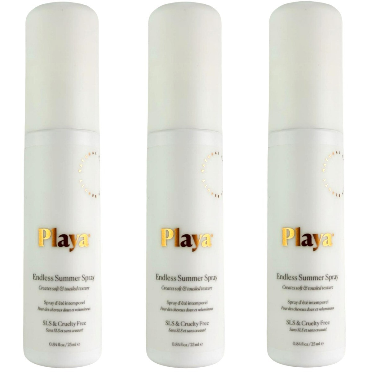Playa Endless Summer Hair-Texture Spray Travel Size 25ml – Pack of 3