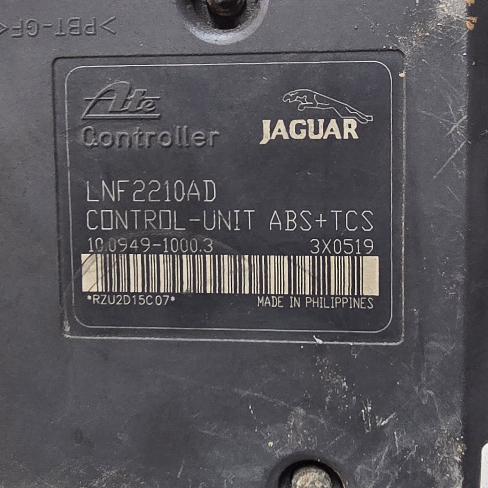 00-03 JAGUAR LNF2210AD MNF5920AD XJR XKR ABS MODULE PUMP TRACTION CONTROL