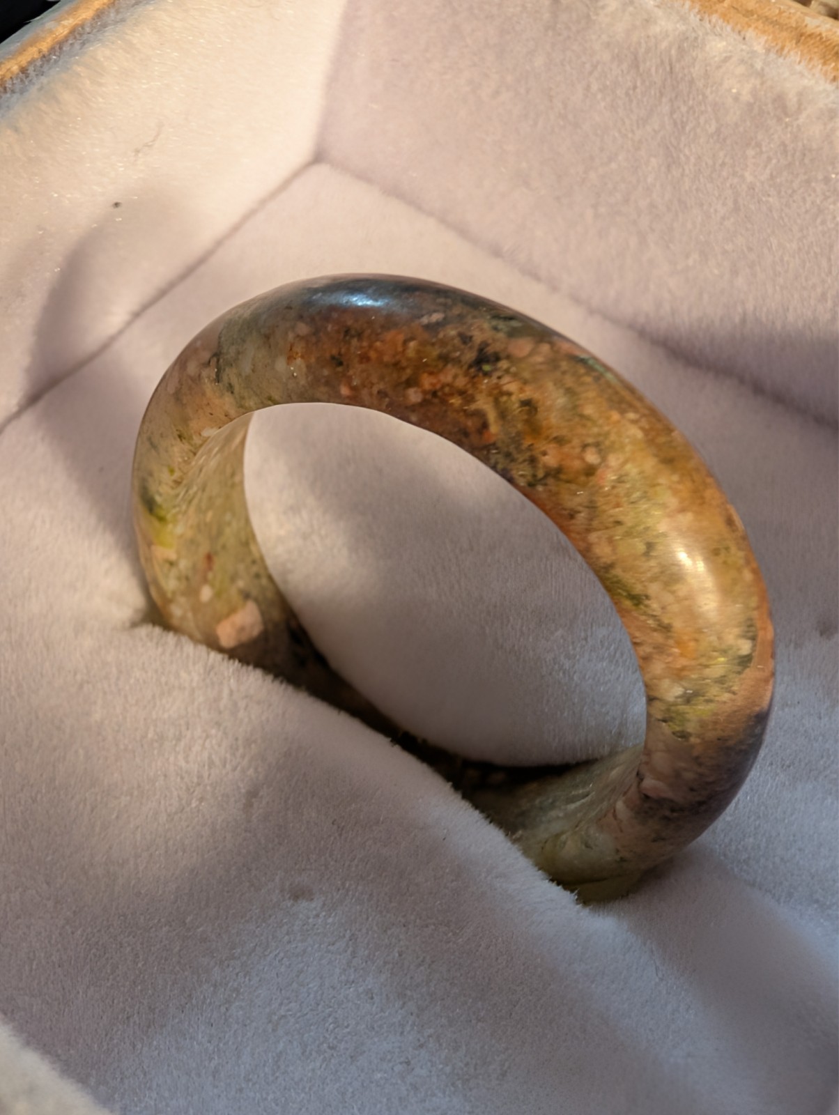 Grandmas 1940s Vintage Ireland Solvar Celtic Handcrafted Connemara Marble Sz.9 Grandmas 1940s Vintage Ireland Solvar Celtic Handcrafted Connemara Marble Sz.9