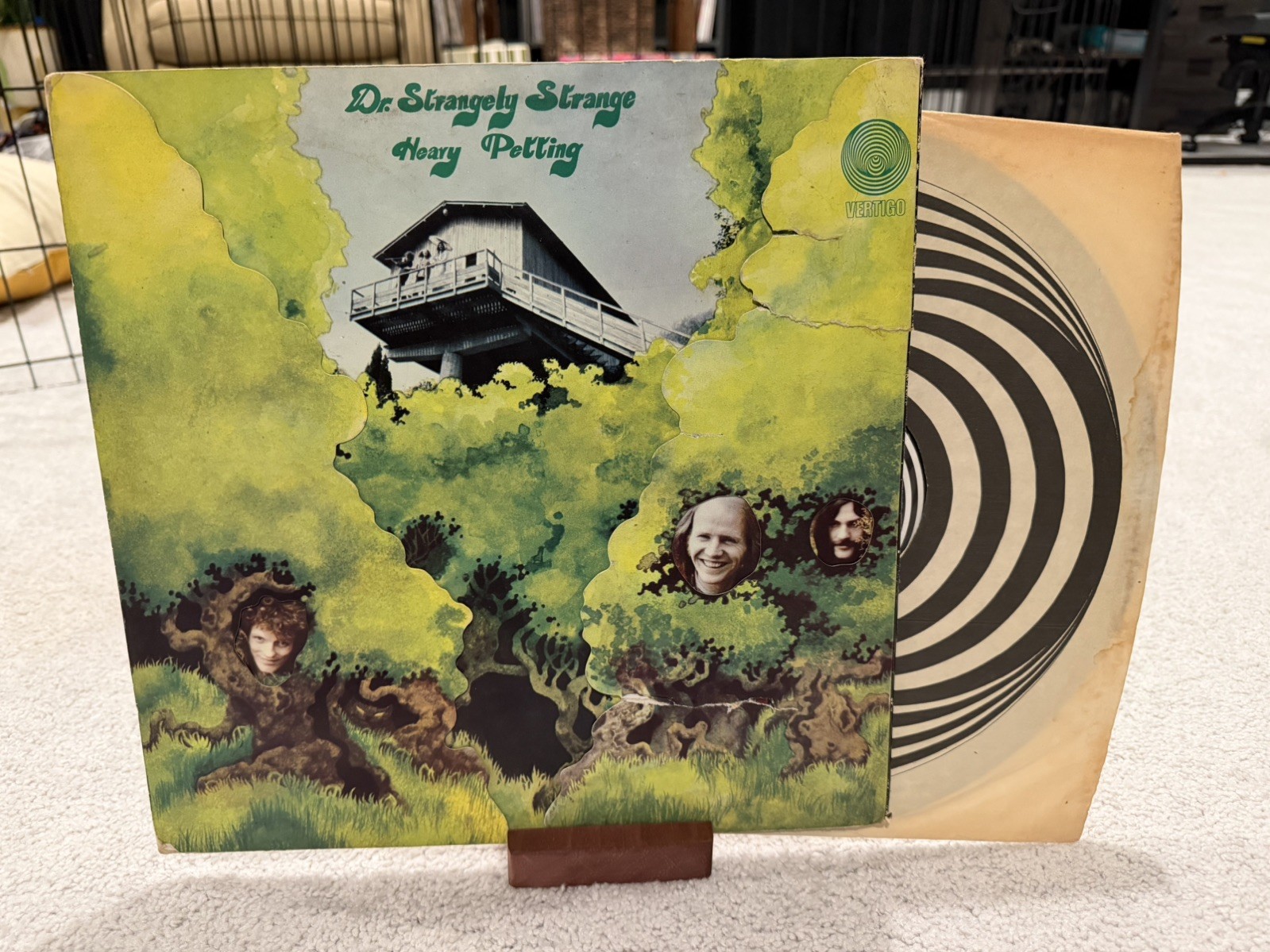 Doctor Strangely Strange LP Heavy Petting UK Vertigo Swirl 1st Press Doctor Strangely Strange LP Heavy Petting UK Vertigo Swirl 1st Press