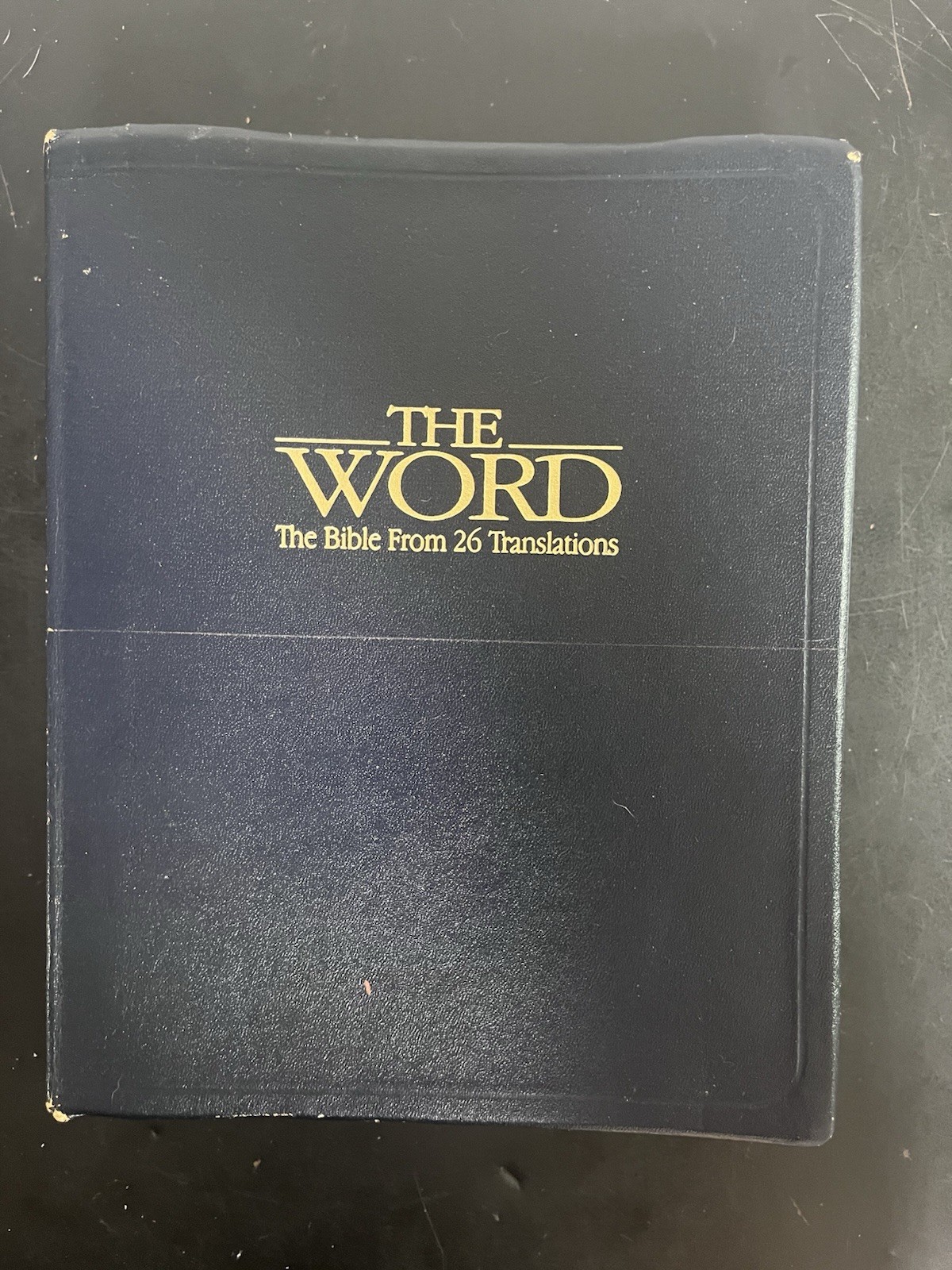 The Word Bible from 26 Translations Genuine Bonded Leather Curtis Vaughan 1993 The Word Bible from 26 Translations Genuine Bonded Leather Curtis Vaughan 1993