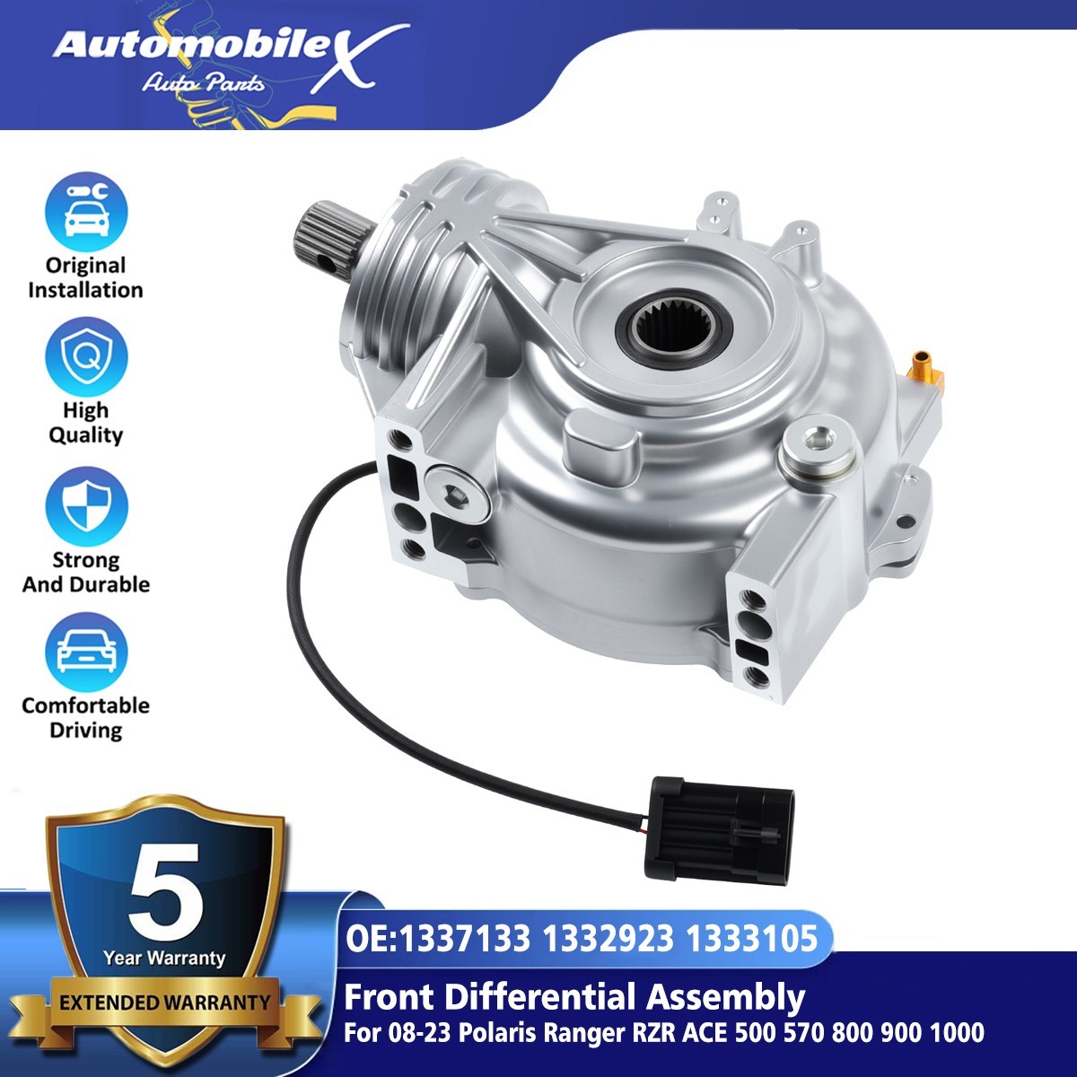 Front Diff Assembly 1337133 Fits Polaris Ranger 900 1000 RZR 570 1333750 Front Diff Assembly 1337133 Fits Polaris Ranger 900 1000 RZR 570 1333750