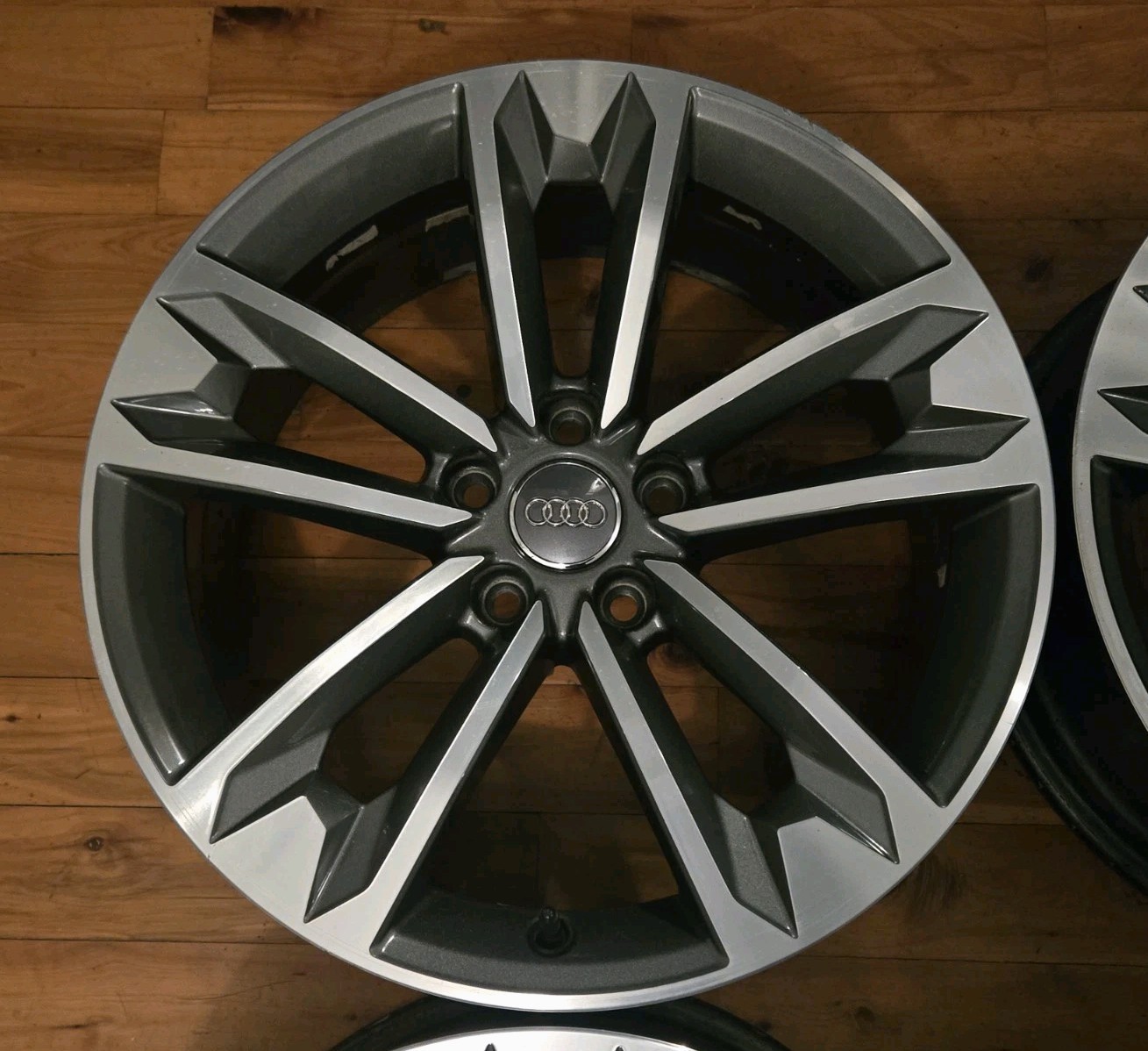 GENUINE 18x7.5 AUDI Factory ALLROAD SINGLE Charcoal Rim OEM Wheel 17 18 19 A4