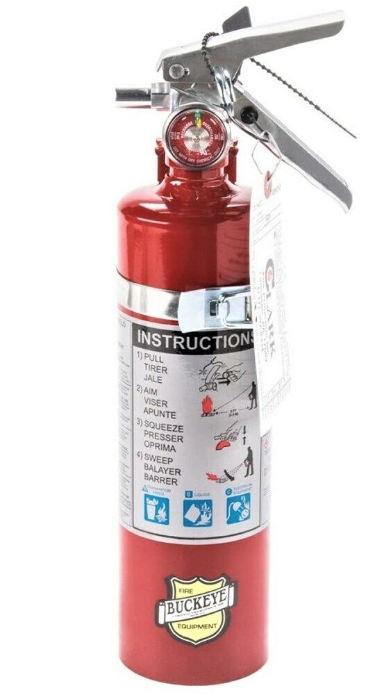 Buckeye 13315 ABC Multipurpose Dry Chemical Fire Extinguisher 2.5 lb
