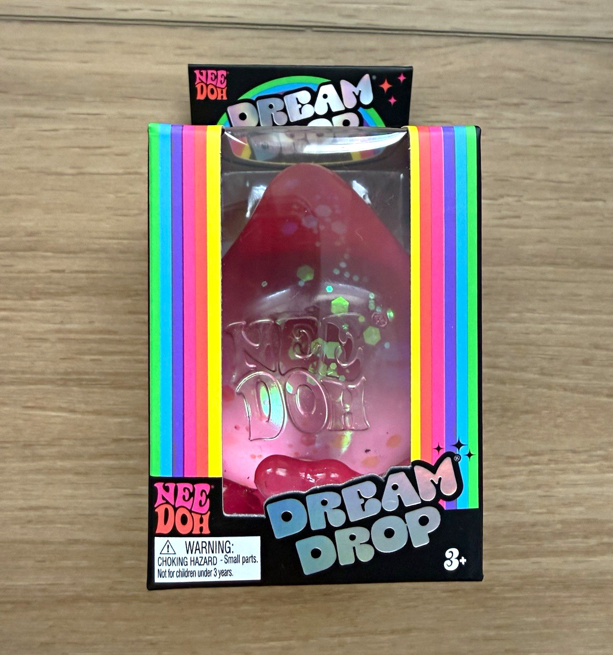 NeeDoh Dream Drop Squishy Squeeze Toy Pink Ages 3+ MPN 26080HY NeeDoh Dream Drop Squishy Squeeze Toy Pink Ages 3+ MPN 26080HY