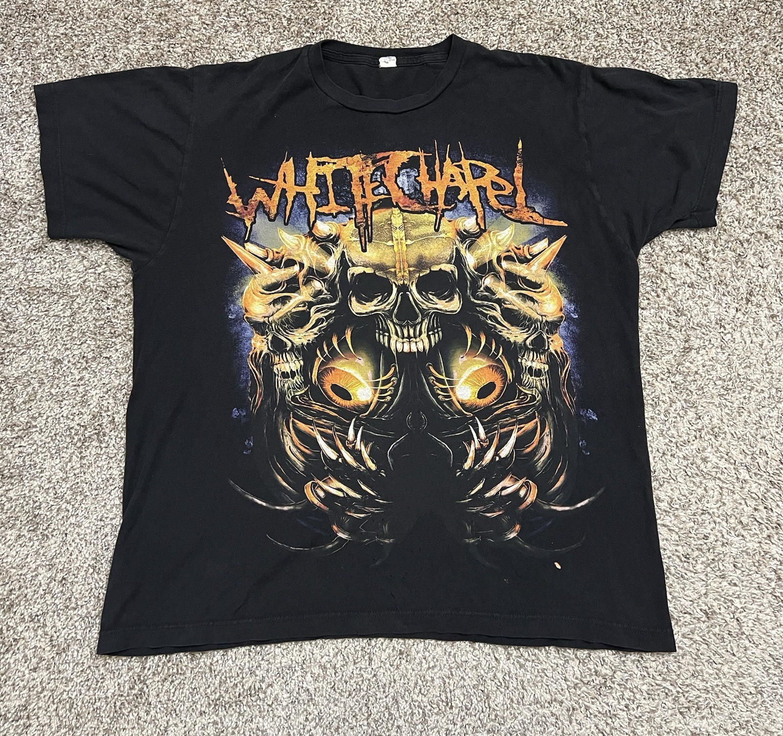 White Chapel Deathcore Band T-Shirt Black Size Medium Short Sleeve White Chapel Deathcore Band T-Shirt Black Size Medium Short Sleeve