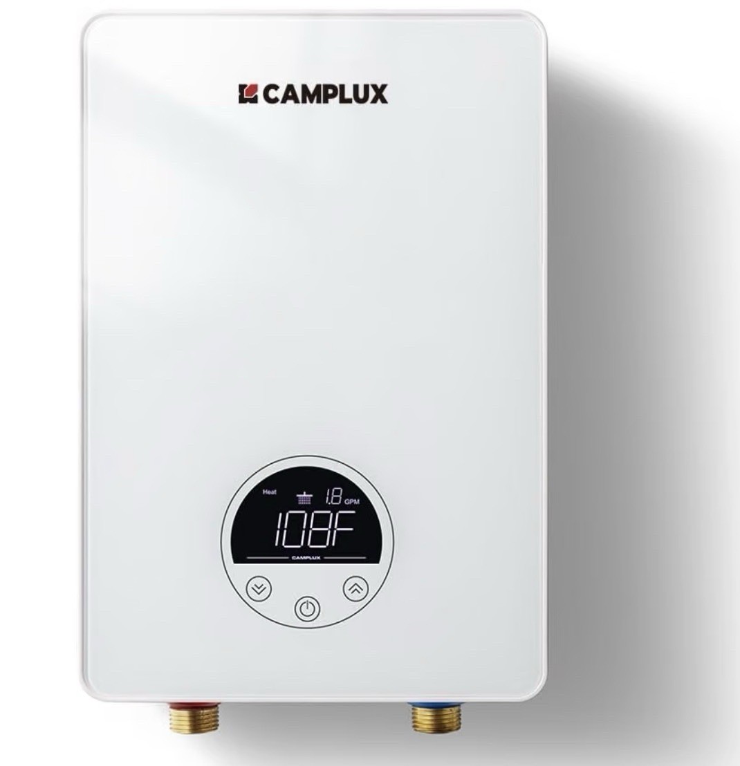 CAMPLUX Tankless Water Heater Electric 6kW at 240 Volts CAMPLUX Tankless Water Heater Electric 6kW at 240 Volts