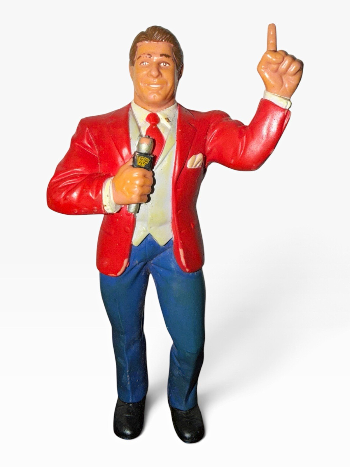 Vintage 1987 LJN WWF Wrestling Superstars Series 4 Vince McMahon Action Figure