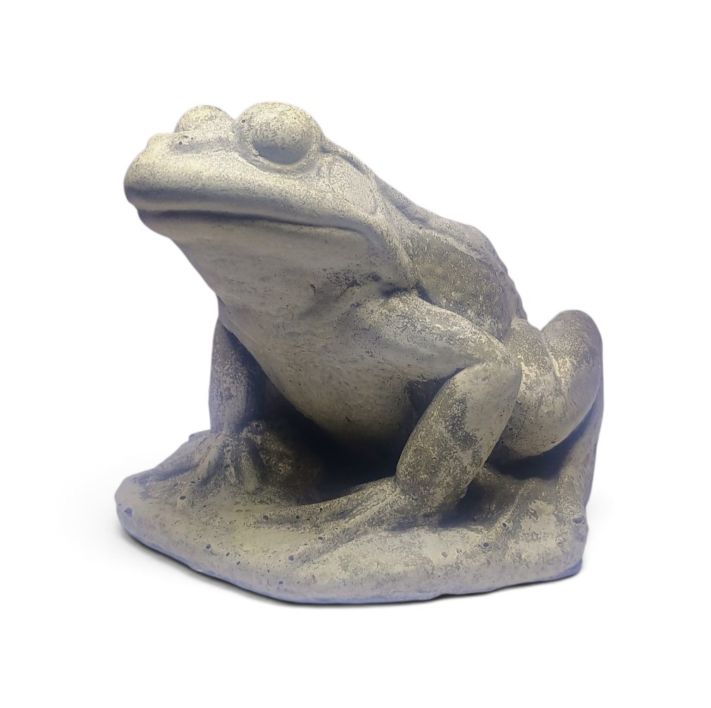 Concrete Frog Garden Statue 6 Concrete Frog Garden Statue 6