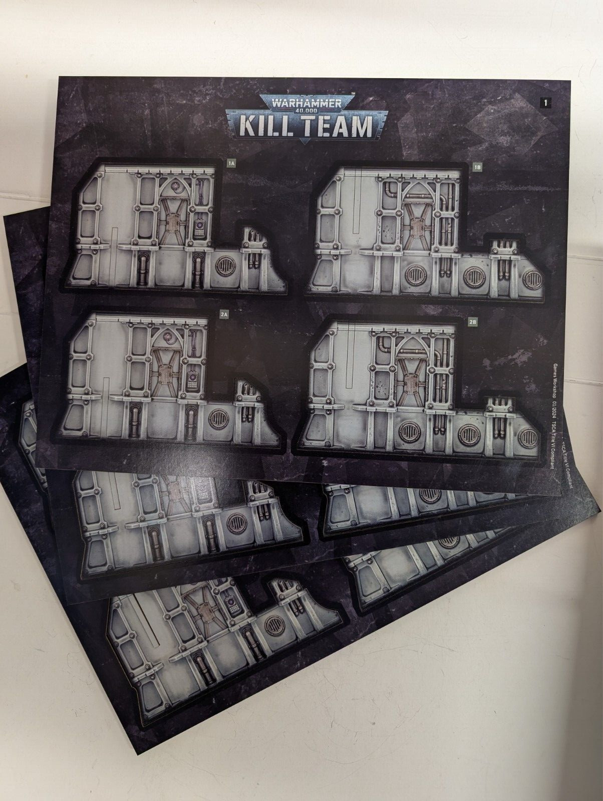 Prepainted MDF STC Hab Bunker Ruins, Kill Team Starter Terrain, 40k, GW Prepainted MDF STC Hab Bunker Ruins, Kill Team Starter Terrain, 40k, GW