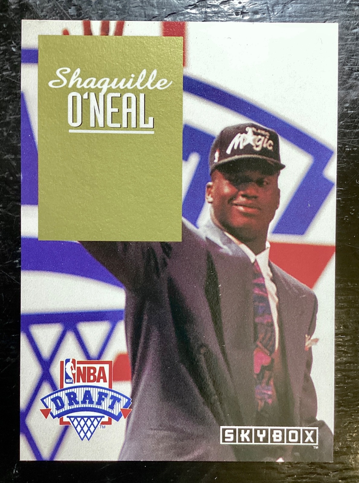 SkyBox 1992-93 SHAQUILLE O\'NEAL Draft Picks  Rookie Insert DP1 Orlando Magic